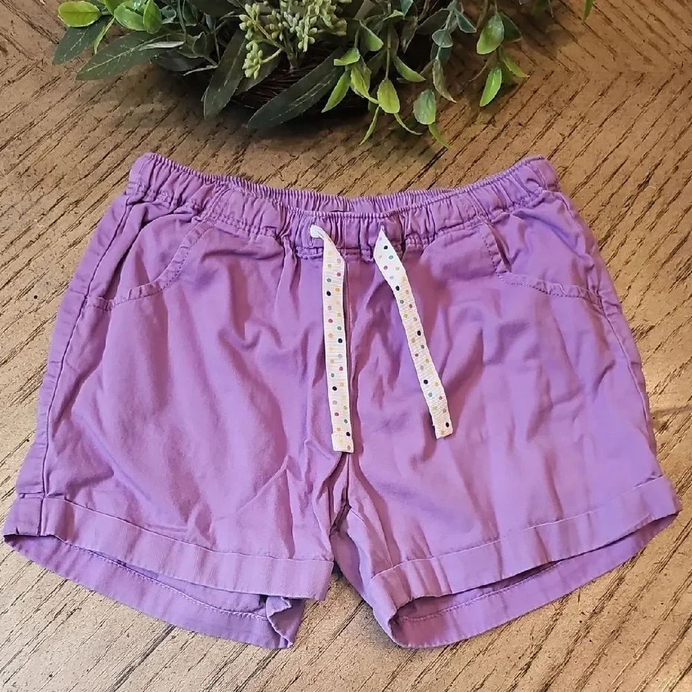 Purple Shorts Size 6X-7 Lands End